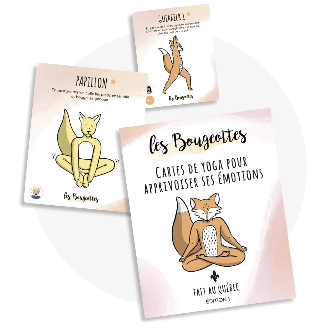 Les Bougeottes cartes de yoga